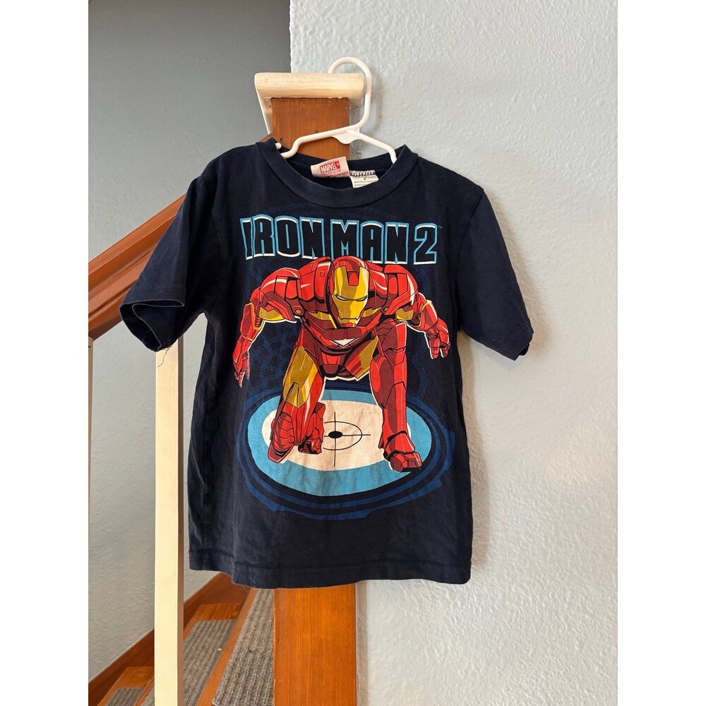 Marvel iron man 2 movie promo shirt youth 6 y2k